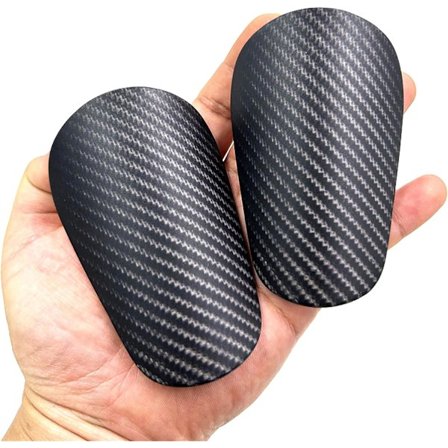 Lille skinnebensbeskytter til fodbold – 2 stk. mini skinnebensbeskyttere, 10 x 6 cm, beskyttelsesudstyr til mænd, kvinder, børn og piger