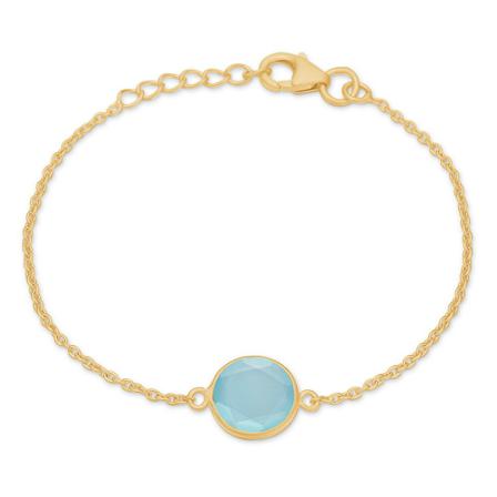 Frk. Lisberg Cat bracelet aqua , Geel , Dames , Maat: S Armbanden