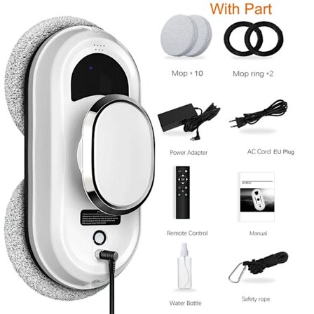 Fönster Robot dammsugare rengöring elektriskt glas limpiacristals fjärrkontroll maskin