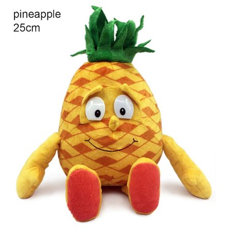 25cm Frukt Plyschdocka Grönsaksleksak 25CMPINAAPPLE ANANAS