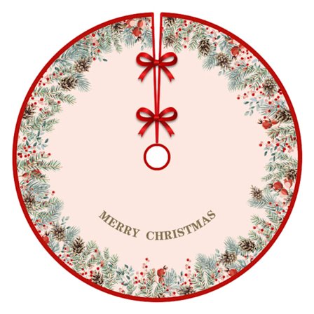 God Jul Julgransmatta, Rustik Heminredning Nyår Semesterfest Bondgårdsdekor