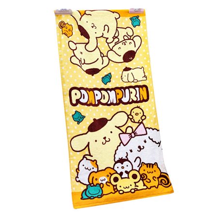 Pyyhe 120x60cm Lapsille Piirretty Kylpypyyhe, Väriä Kestävä Söpö Piirretty Hahmo Painatus Pehmeä Puuvilla Rantapyyhe Taaperoille, Keltainen