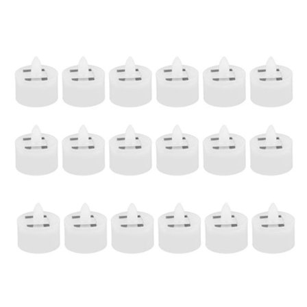 18 kpl aurinkoteetäkynttilät Liekitön ulkoilma Led vedenpitävä ladattava kynttilät (1,5 x 1,4