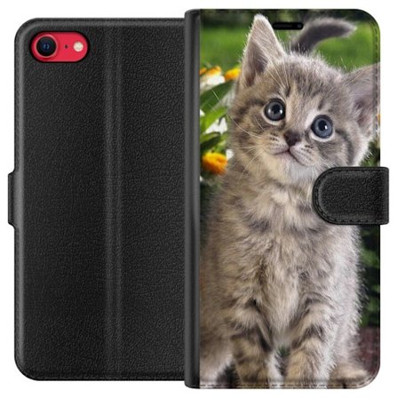 Yhteensopiva Lompakkokotelo Apple Apple iPhone SE (2020) Kissa