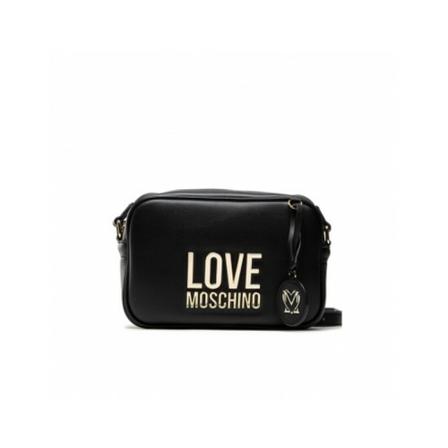 Love Moschino, Shoulder bag with logo Czarny, Kobieta, Rozmiar: ONE Size