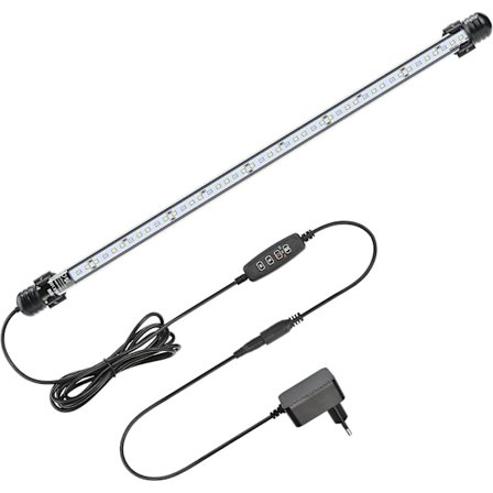 Tcgg-led Akvarielampa med Timerfunktion, Nedsänkbar Vit och Blå Belysning, Justerbar Belysning för Fisktank, 4w, 230 Lm