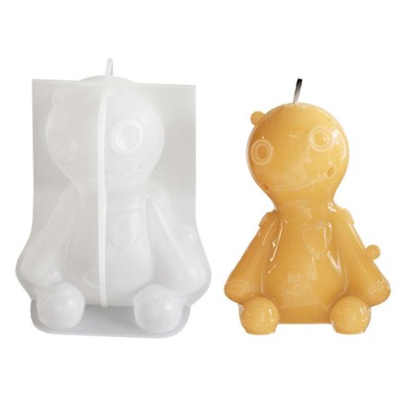 Silikone Håndværksform til 3D-patches og dukker - DIY-forme af høj kvalitet til Halloween