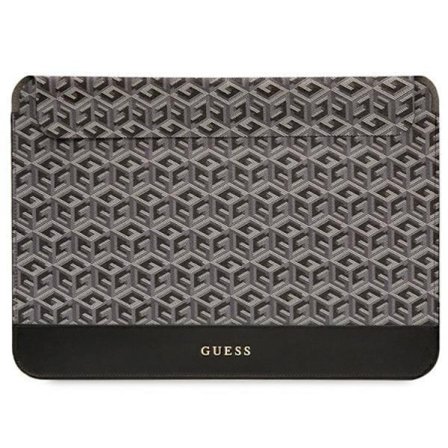 Guess Datafodral 14" Sleeve GCube Stripes - Svart