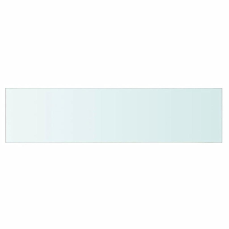 Vidaxl Hyllplan Glas Genomskinlig 80x20 Cm Transparent