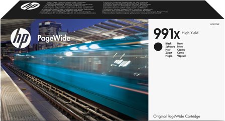 HP 991X svart original PageWide-patron med hög kapacitet, 190780843642
