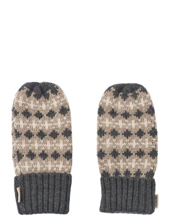 Wheat | Jacquard Mittens Haansi | XL