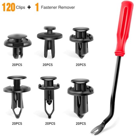 120 st Car Retainer 6,3 mm 8 mm 9 mm 10 mm Expansionsskruv Byte