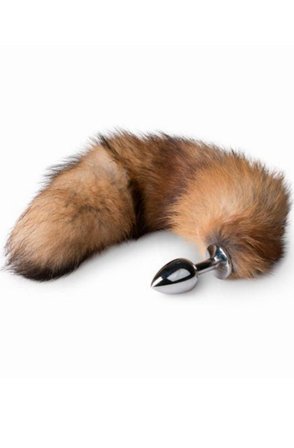 Fox Tail Plug Nr. 1 Silber 42 cm