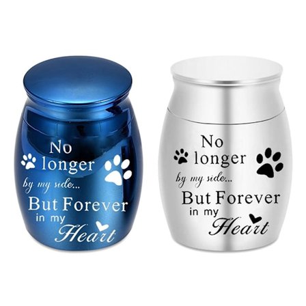 2 stk små urner til aske til minde om kæledyr Små minde