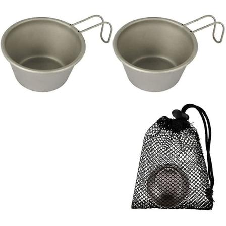 Mini Vinglas i Rostfritt Stål för Utomhus, Bärbar Campingbestick, 50ml Små Vattenkoppar, Silver, 2-pack