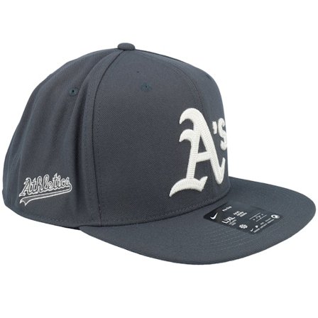 Nike MLB - Oakland Athletics Statement Dri-fit Pro Anthracite Snapback - Nike Snapback Grey Cap - MLB @ Hatstore