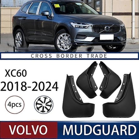 For Volvo XC60 XC-60 2018-2025 Biltilbehør Mud Flaps Fenderbeskyttere Bildeler - Perfekt