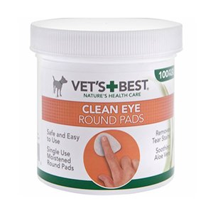 Vets Best Clean Bomullsrondeller för ögonvård, 100 st