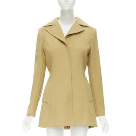 Dolce & Gabbana Pre-owned, Pre-owned Wool outerwear Bruin, Dames, Maat:M,wol