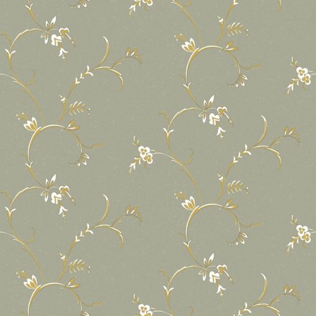 Duro Ekbacken 523-03P Tapetprov Gammelsvenska Klassiker 1850-1950, Grön, Färg & tapeter