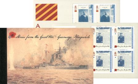 Guernsey - Historier fra Første Verdenskrig - Postfrisk prestigehæfte