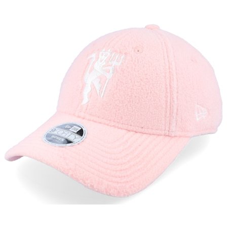 New Era - Football Roze adjustable Cap - Manchester United Women Borg 9FORTY Pink Adjustable @ Hatstore
