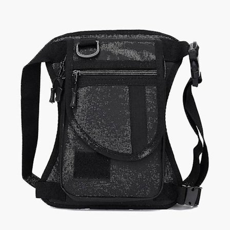 Vattentät Oxford Sling Bag, Cykling Hip Midjeväska, Lämplig för Motorcykel Outdoor Travel Fotvandring
