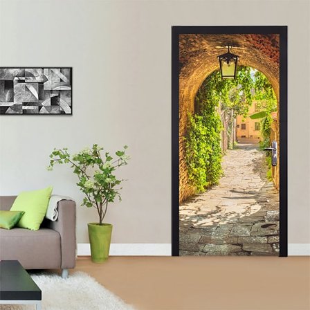 (38.5*200cm*2stk) 3D-effekt plakat dørklistermærke 6