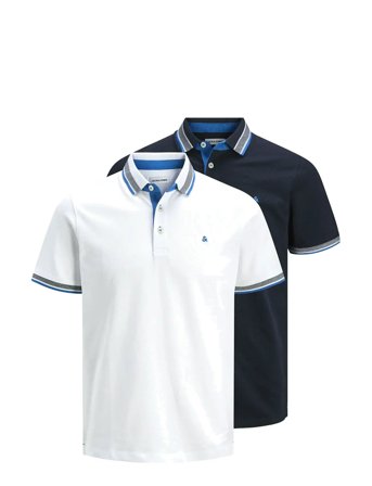 Jack & Jones | Jjepaulos Polo Ss 2Pk Mp Noos | XXL