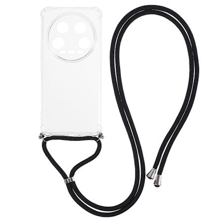 Skal för Xiaomi 14 Ultra TPU Anti-repa HD Klar Skyddande Baksida med Snodd