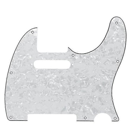 Elektrisk Gitarr Plektrumskydd Repskydd - TL Gitarr Repskydd Gitarrdelar Vit pärla