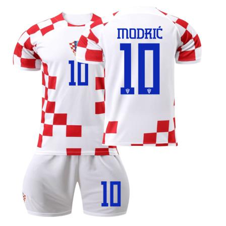 2223 New Croatia Hemma Fotbollströja Nr 10 Modric Jersey Without Socks 20(115-125cm)