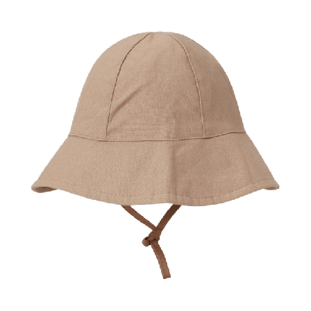 BabyMocs Linen Hat Accessoarer Unisex Beige 48/50