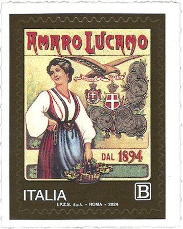 Italien - Amaro Lucano Liqueur 130 år - Postfrisk frimærke