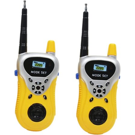 2 stk. leketøy for barn Walkie Talkie leketøy Mini leketøy Intercom leketøy Barn Mini leker Barn Intercom Trådløs Gul Foreldre-barn Barn Walkie Talkie