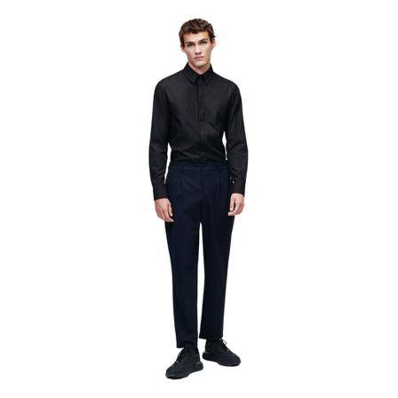 Karl Lagerfeld - Skjortor - Svart - Herr - Storlek: 4xl, Herr, Storlek: 4XL