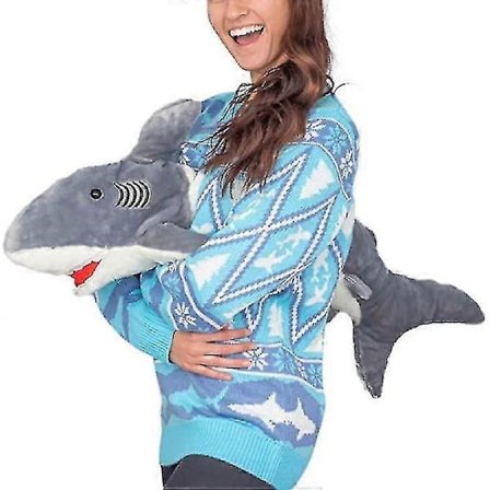 Unisex Strikket Grim Julesweater Nyhed 3d Sød Dukke Pullover Sweaters Sjove Fester Ferie Jumper Top -gt TA