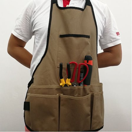 Trädgårdsförkläde med fickor för kvinnor Trädgårdsbälte Present till