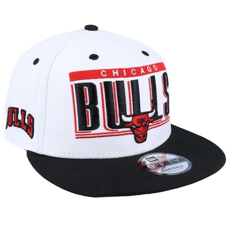 New Era - White snapback Gorra - Chicago Bulls Retro Title 9FIFTY White/Black Snapback @ Hatstore