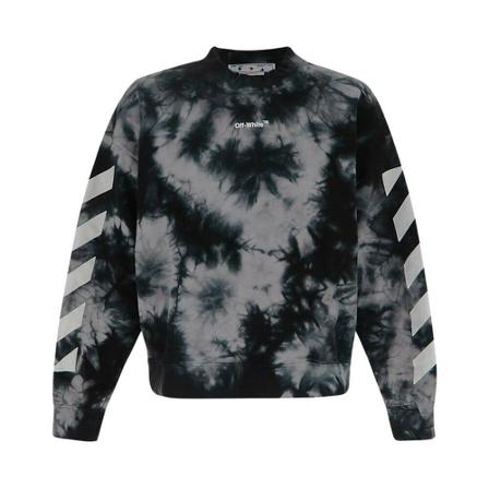 Off White, Round-neck Knitwear Grijs, Heren, Maat:S
