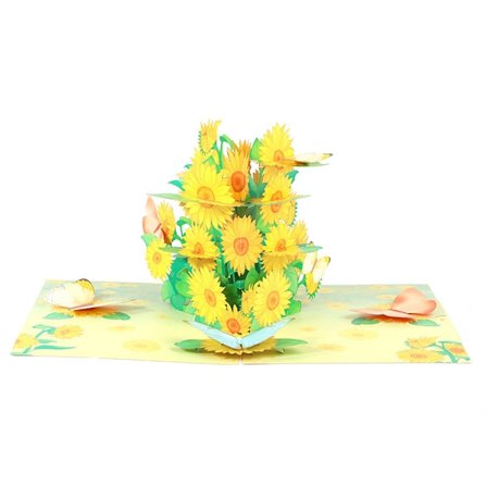 Intrikat Håndlavet Tillykkekort, Varme Hilsner Popup-kort til Lærere, Inkluderer 1 Tillykkekort, 1 Kuvert og 1 Lille Kort Til