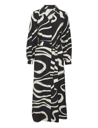 B.young Byibine Aop Dress 2 - Svart