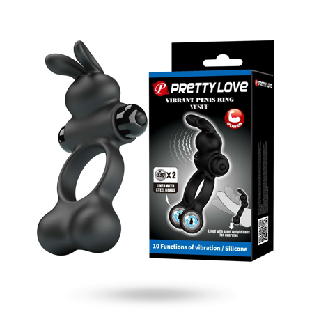 Vibrating Penis Ring With Steel Balls - Sexleker Vuxen: Fleshlight, penisring, hylser & pumper