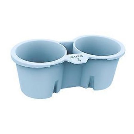 Bil Slids Begrænsning Kopholder Indsats Tilbehør Aftagelig Auto Interiør Dekoration til Model 3 Y Multifunktionel Robust (Blå)