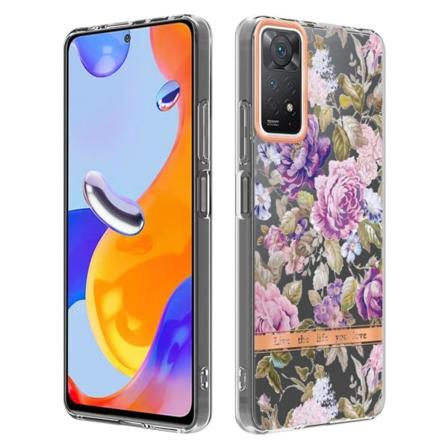 Erittäin ohut ja kestävä pehmeä kansi Xiaomi Redmi Note 11 Pro 5G / Note 11 Pro - Violetti Pioni Purple