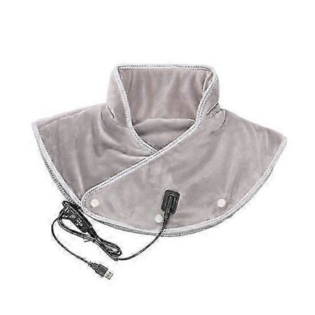 Akselforvarmer for nakke og rygg, elektrisk varmepute, oppladbar, dobbeltsidig plysj, trådløs varmeomslag-FX-