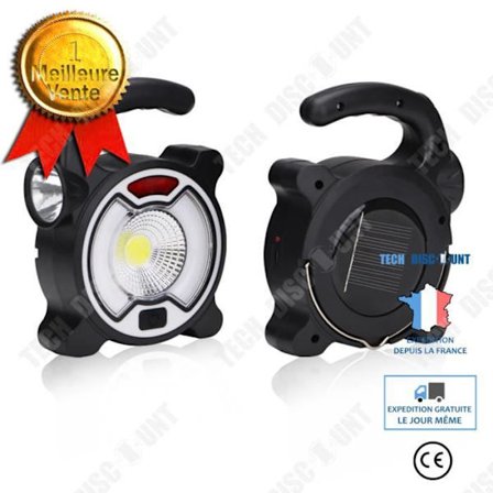 Ficklampa - TD - LED-lampa - 3 lägen - Drivs av 18650-batteri - Färg svart