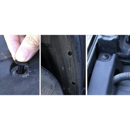 Plastclips för Bil / Clips - 620 delar – pa