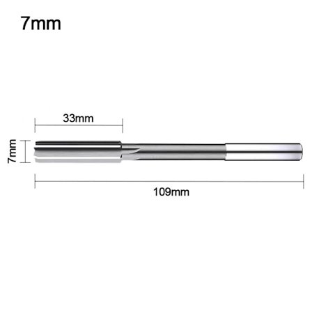 Koneelliset kalvimet suora kalvin 7MM