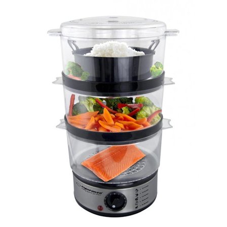 3-Vånings Ångkokare 7,5L: Hälsosam & Smakrik Mat